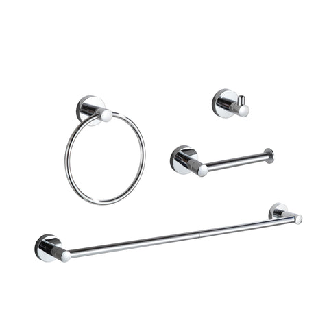 BGL chrome towel bar adjustable to 18 or 24 inches for flexible bath storage