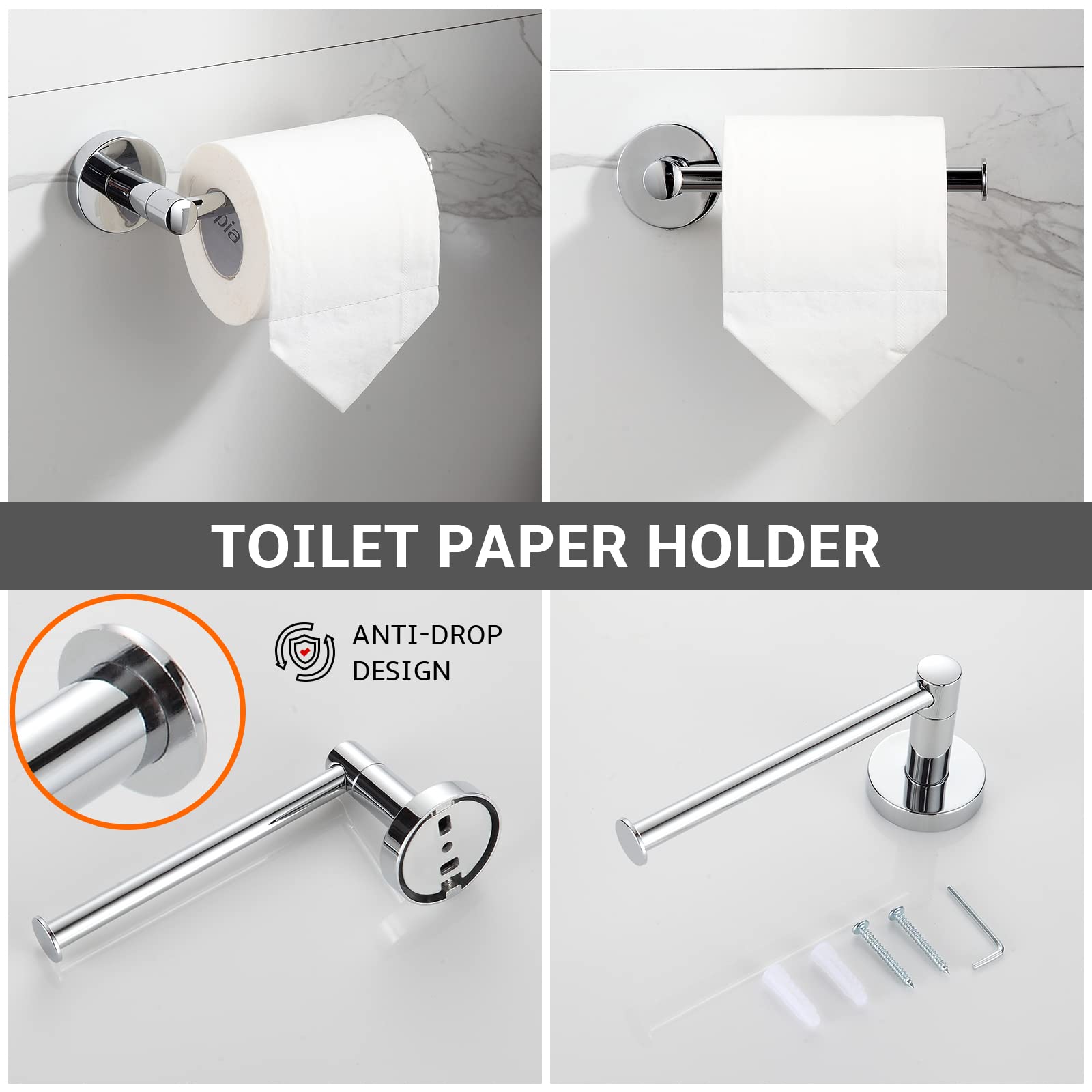 BGL robe hooks complete the 4-piece kit for robes and towels