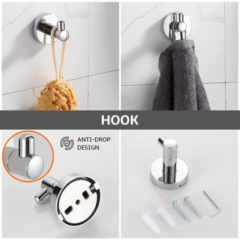 Heavy-duty zinc alloy with brushed nickel finish resists corrosion over time