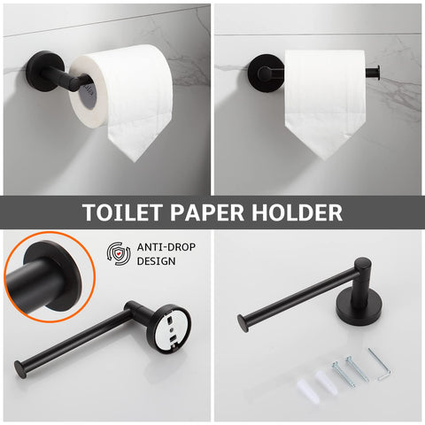 BGL double robe hook in matte black increases hanging space.