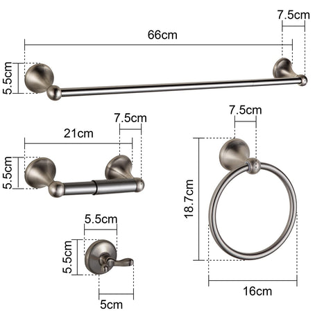 BGL Y-shaped robe hook in brushed nickel adds secure hanging space.