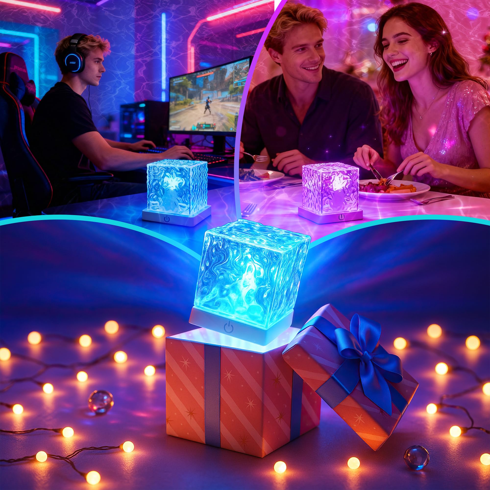 Bgmonster mood-light enhances bath, bedroom, and living spaces with soothing glow.