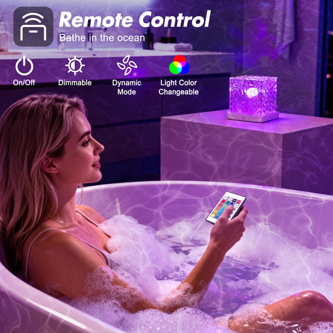 Bgmonster remote control simplifies dimming and mode changes for easy use.