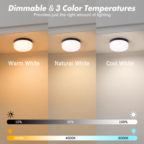 Bgmonster Shower light featuring timer function for bath time management.