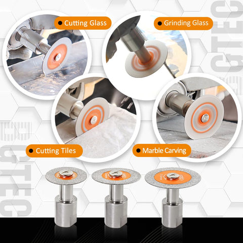 BGTEC Diamond Mini flat-head screwdriver included for easy blade changes.