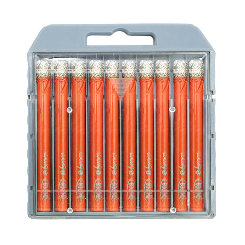 BGTEC Dry Diamond Drill Bit Set 6mm drill bit close-up for precision on stone