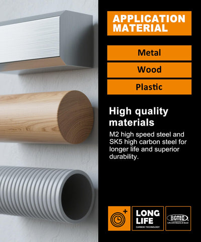 BGTEC T101BR wood straight-cutting blades for durable cuts.