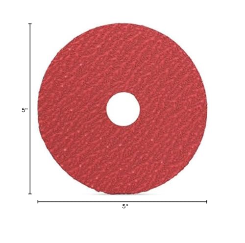 BHA ceramic resin fiber disc packaging showing 25-disc pack and accessories.