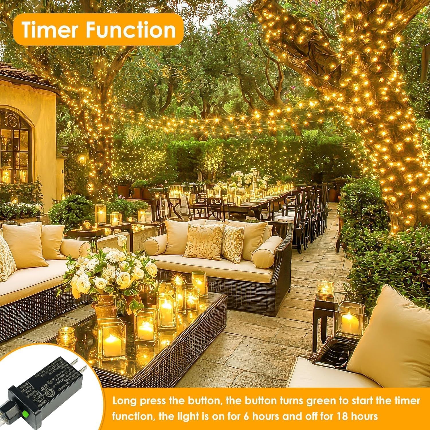BHCLIGHT copper wire fairy lights bend easily for creative centerpieces.