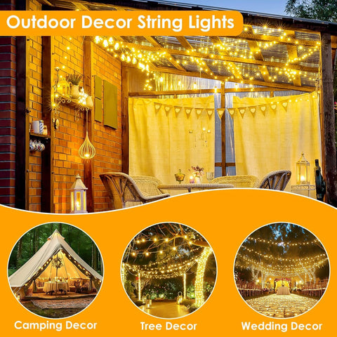 BHCLIGHT remote control fairy lights simplify mode switching and brightness.