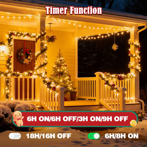 BHCLIGHT warm-white LEDs create cozy ambience on trees and patios