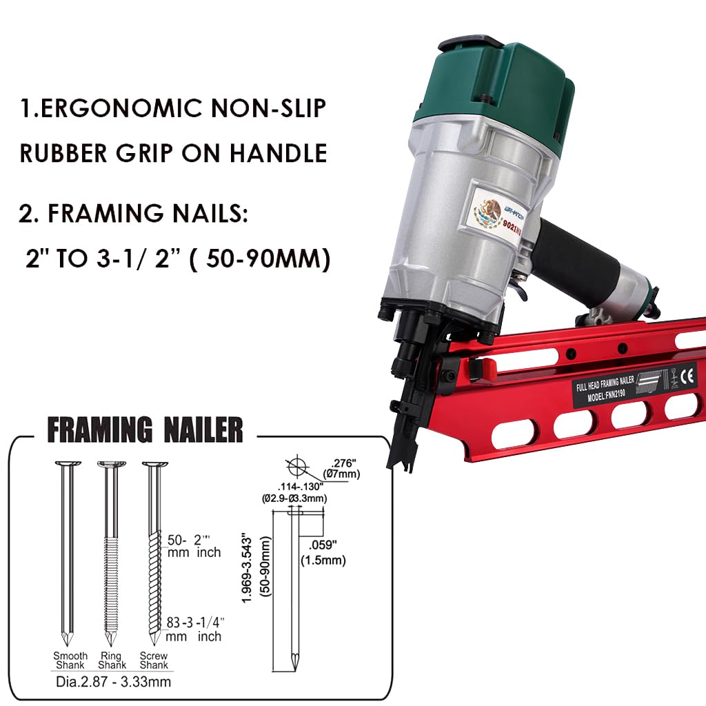 BHTOP 9021NS open nose design eases jam clearance