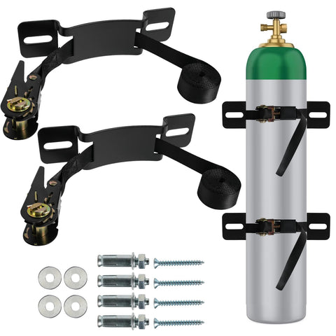 BIAJOV propane tank bracket pack secures cylinders on walls