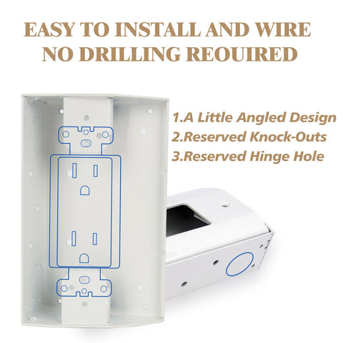 BIAOHAN pre-drilled holes enable quick, secure installation