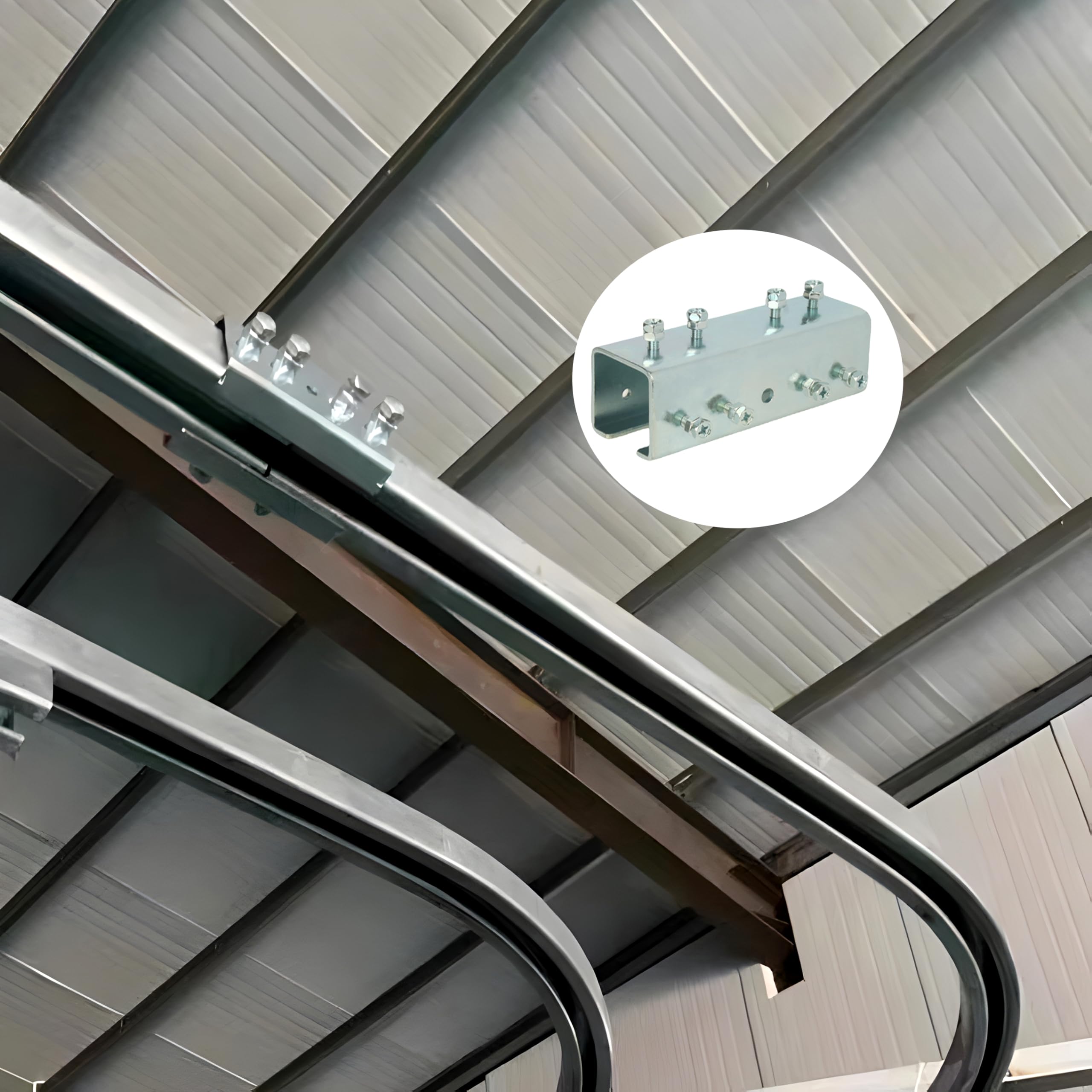 BIAXJUNY extend bracket galvanized surface resists corrosion for long-lasting framing
