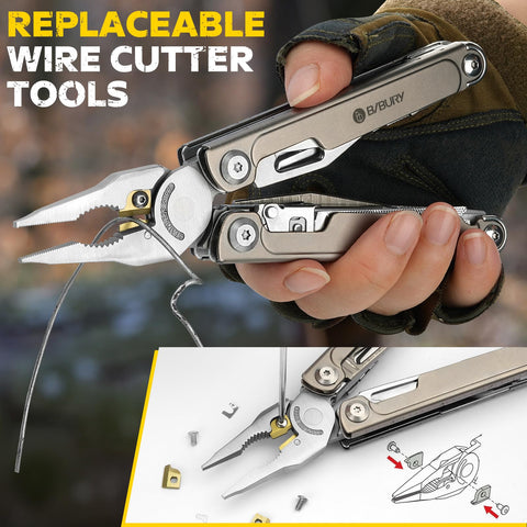 BIBURY BI2049TI pliers and scissors provide precise cutting and gripping