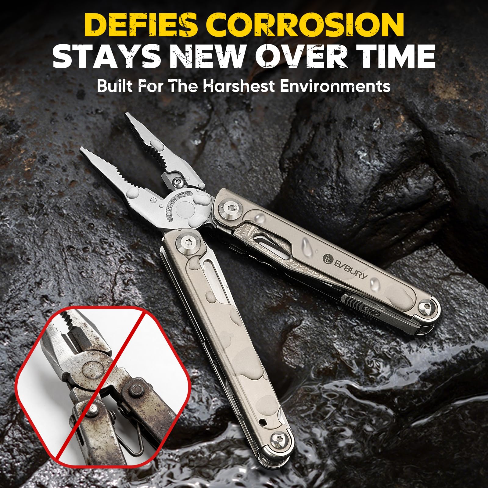 BIBURY BI2049TI T-shank interchangeable tools enable quick accessory swaps