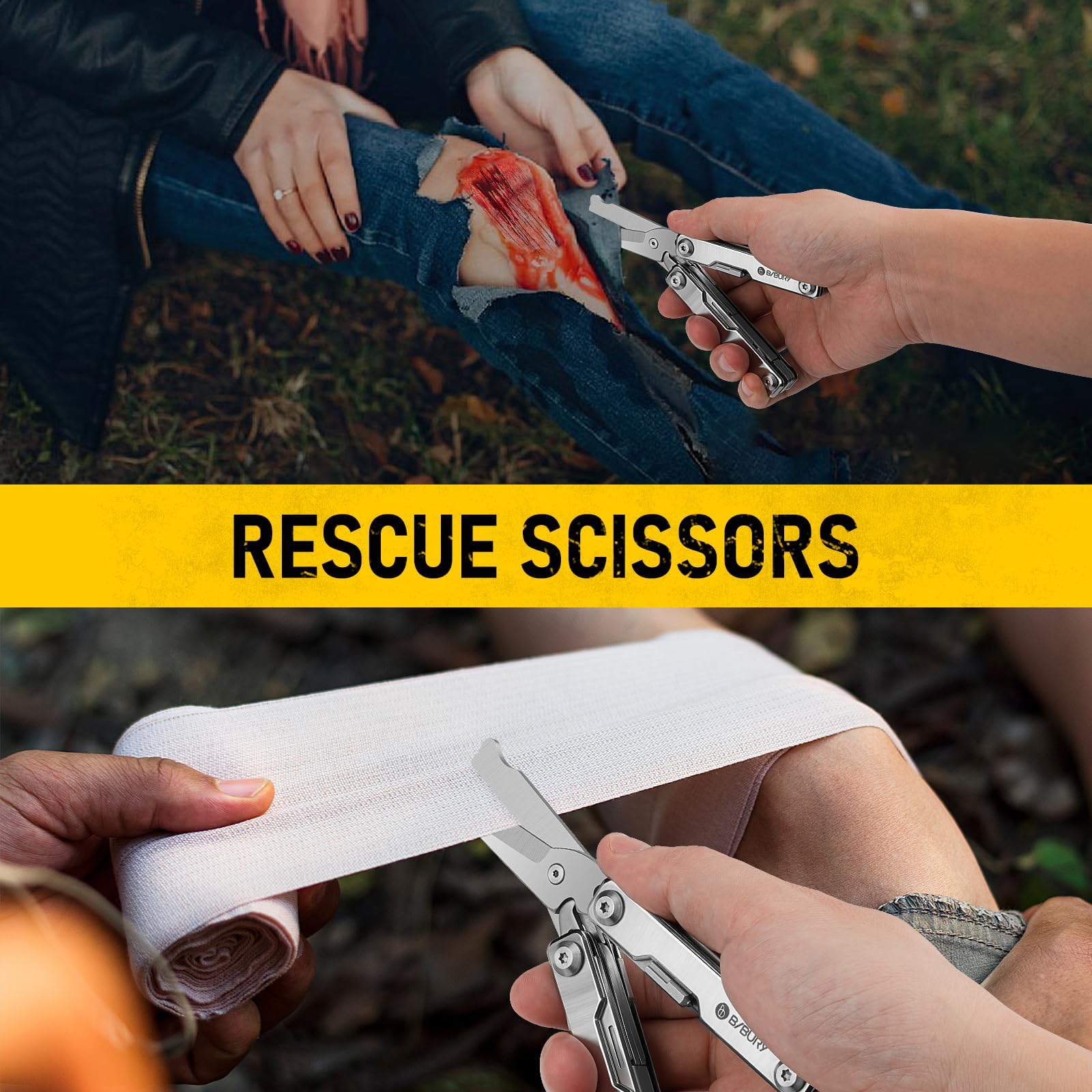 Bibury BI2052A seat belt cutter for quick vehicle escape