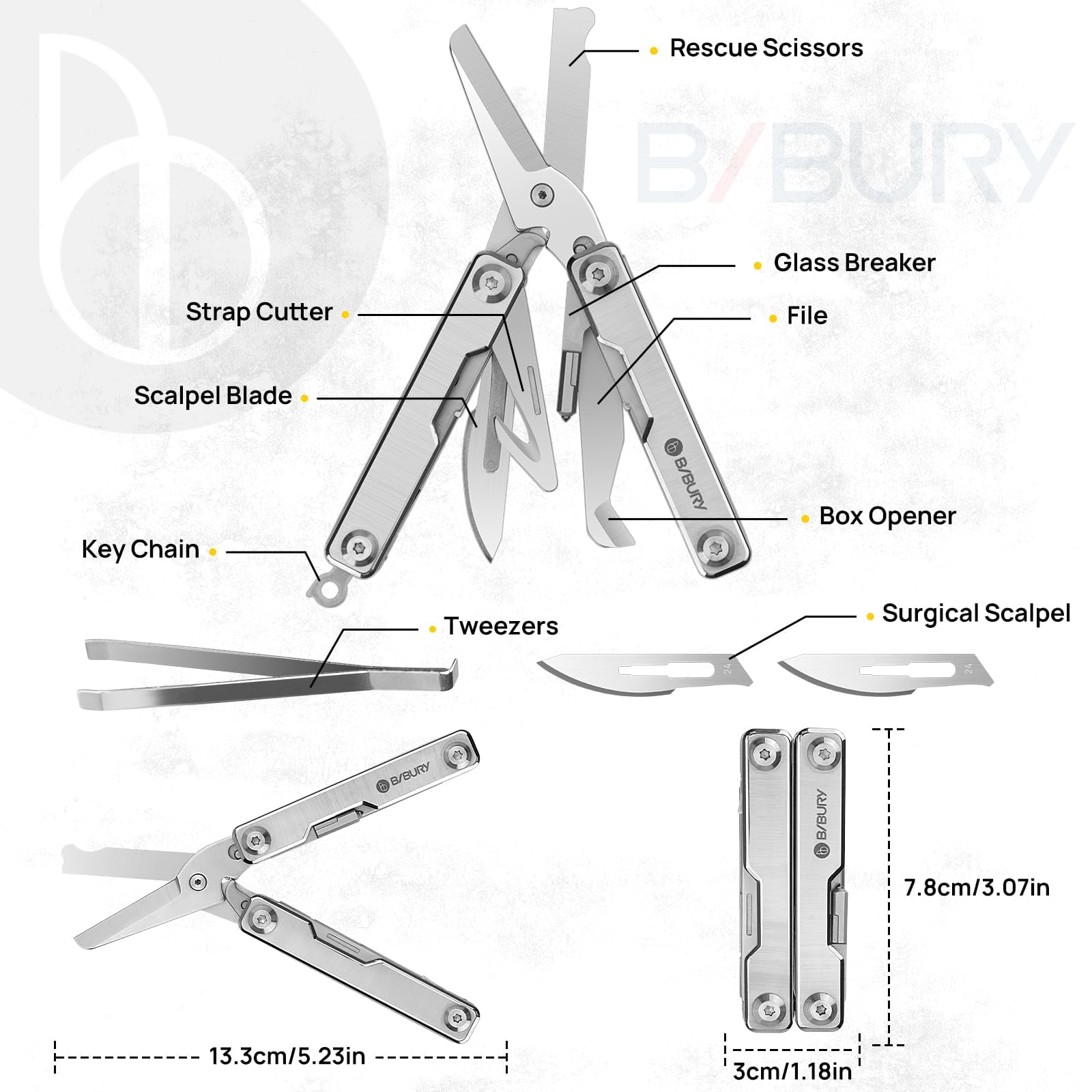 Bibury BI2052A window breaker ready for emergency safety