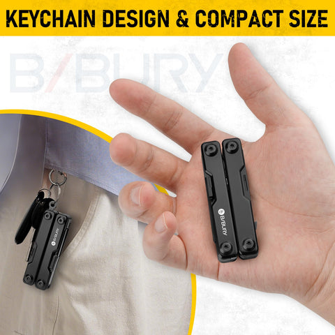 BIBURY BI2052AB keyring attachment keeps it ready on your gear.