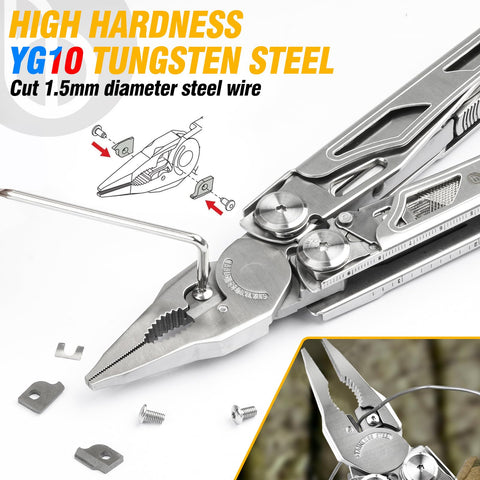 BIBURY BI2045 interchangeable saw blade enables versatile outdoor work.
