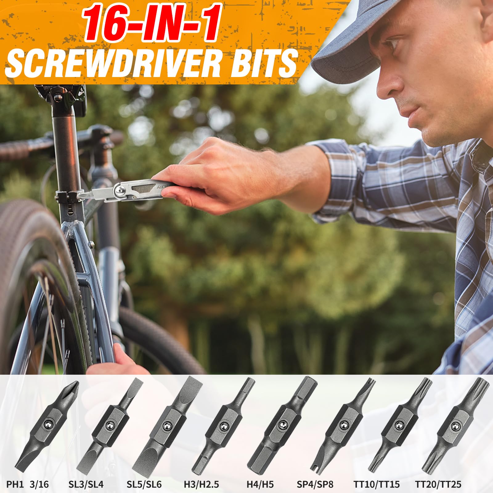 BIBURY BI2045 built-in scissors for precise cuts during camping.