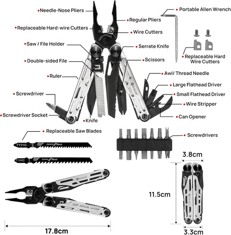BIBURY BI2045 replaceable hard wire cutter for durable outdoor tasks.