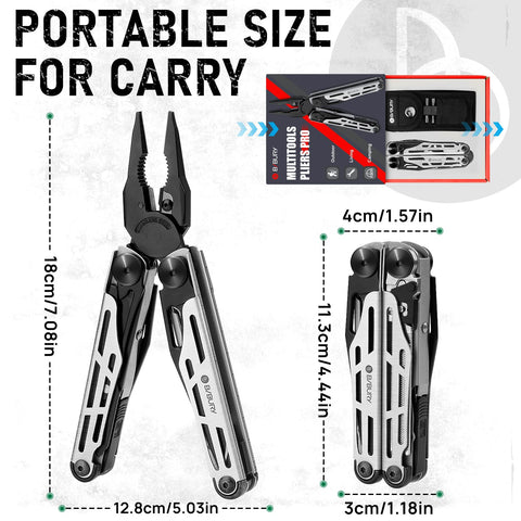 BIBURY Multitool Pro gift-ready packaging for outdoors enthusiasts