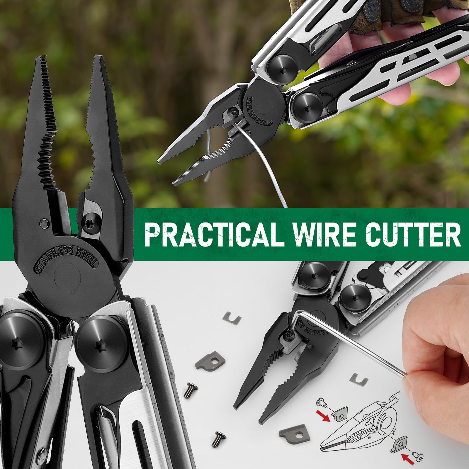 BIBURY Multitool Pro screwdriver bits set for on the go adjustments
