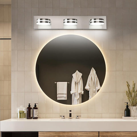 Bicrink brushed nickel 360-degree rotating lamp head allows flexible lighting angles