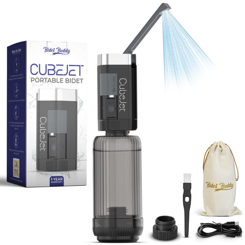 Bidet Buddy CubeJet portable bidet enables on-the-go refreshing cleansing