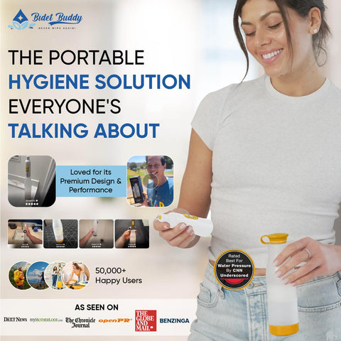 Bidet Buddy PureJet premium ABS body suitable for camping