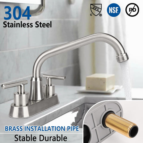 Bietor laundry sink faucet two-levers offer precise water control