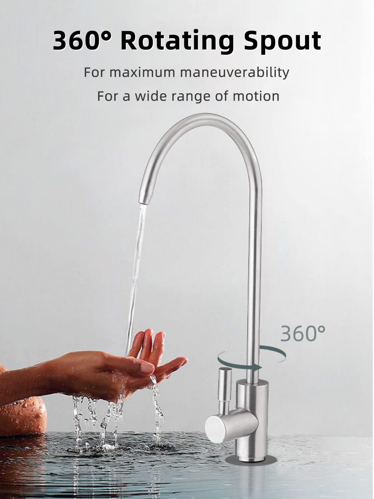 Bifordo lead-free faucet kitchen setup showcases safe materials for daily use