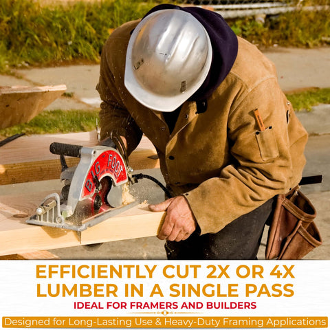 Big Foot Tools one-pass cut capability for 4x material