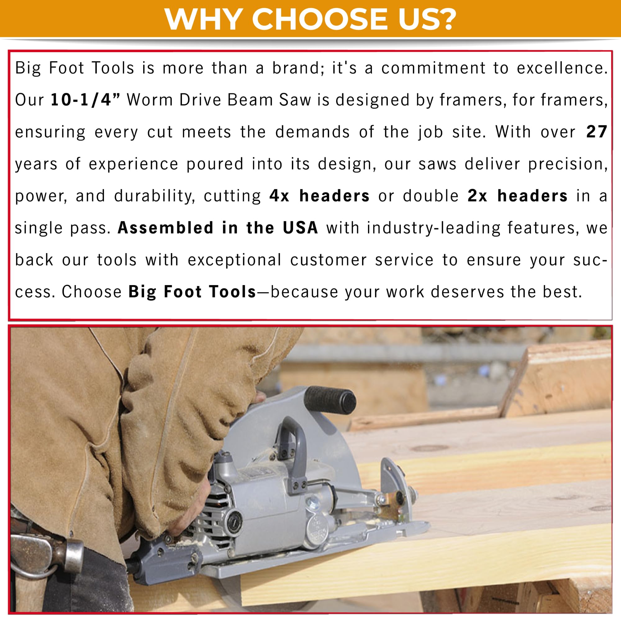 Big Foot Tools plywood sheets cut in one pass with minimal effort