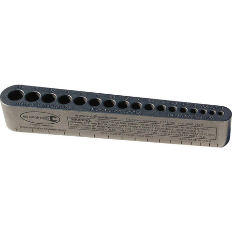 Big Gator Tools MDG1000NP precision-ground base ensures perpendicular alignment.