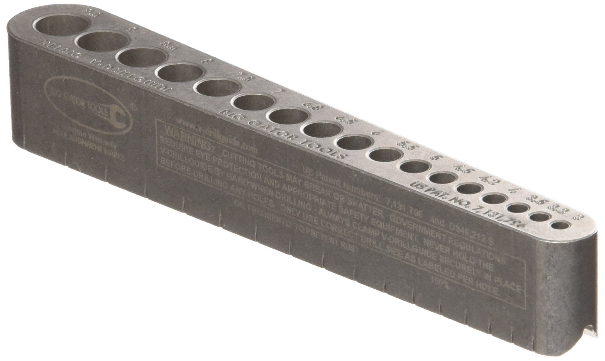 Big Gator Tools MDG1000NP V-Drill Guide base for perpendicular alignment on flat surfaces.