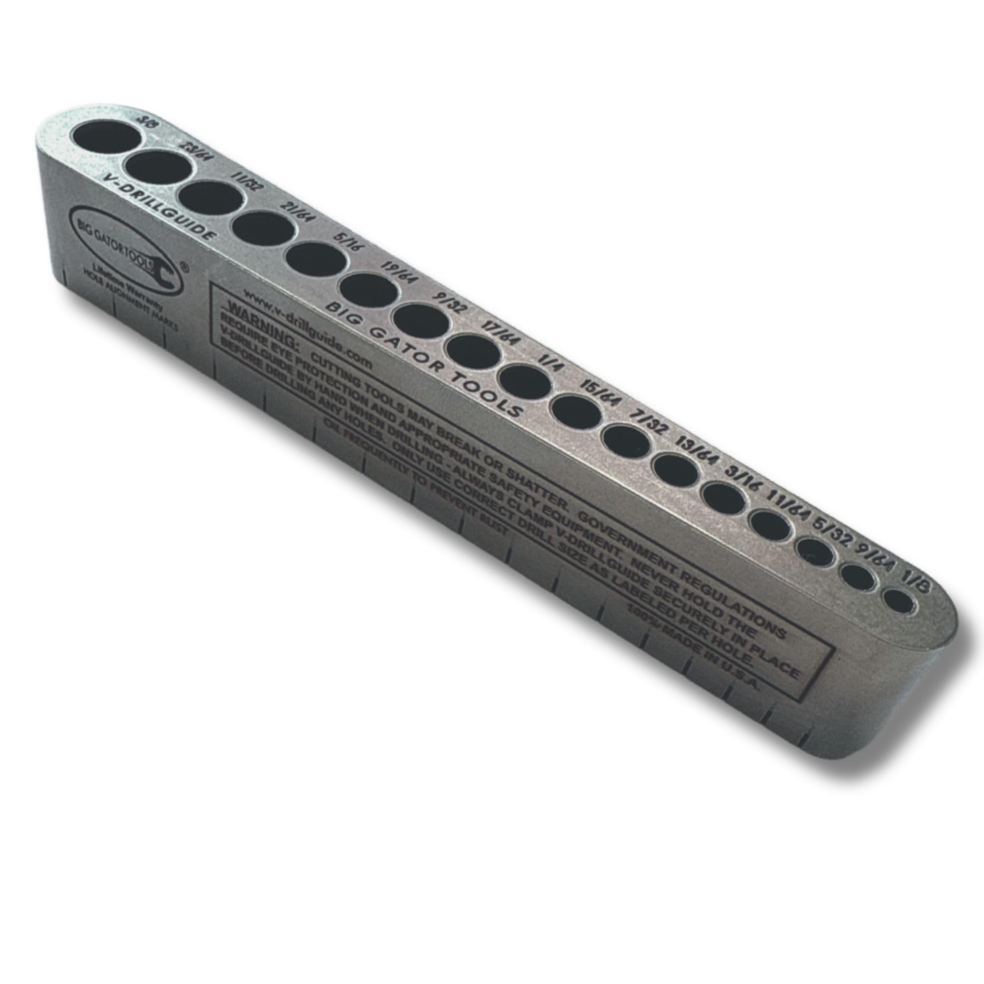Big Gator Tools V-DrillGuide corner use suits tight spaces