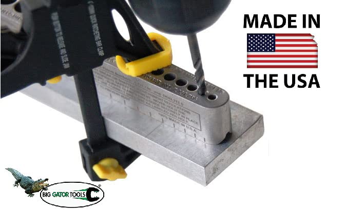 Big Gator Tools V-DrillGuide durability closeup shows heat-treated strength