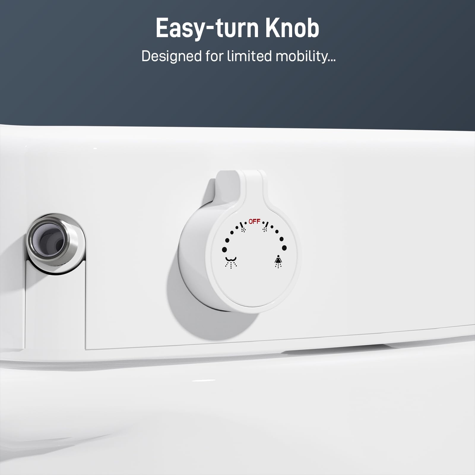 BIGCOW adjustable cold-water pressure allows personalized cleansing