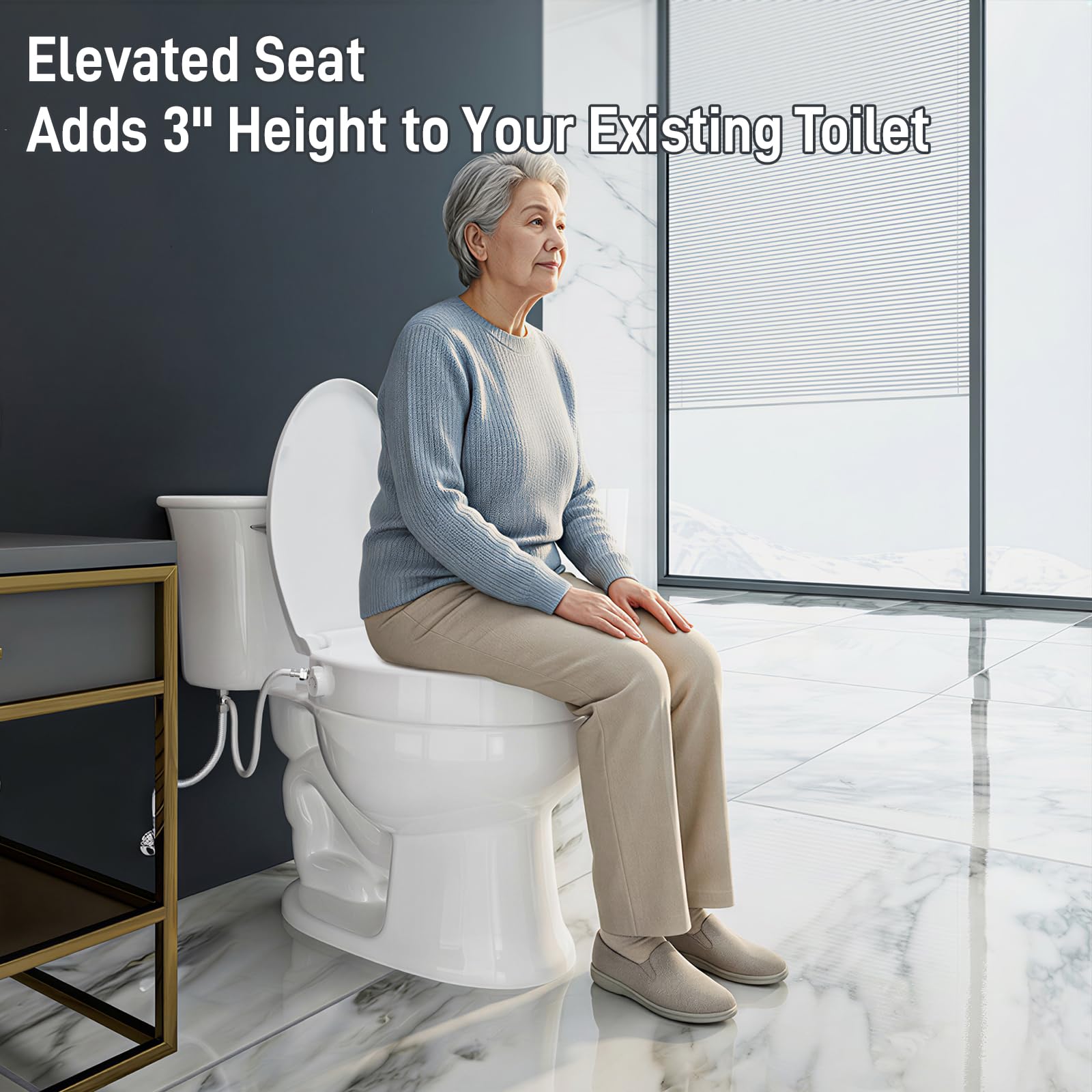 BIGCOW dual-nozzle bidet offers front and rear wash options