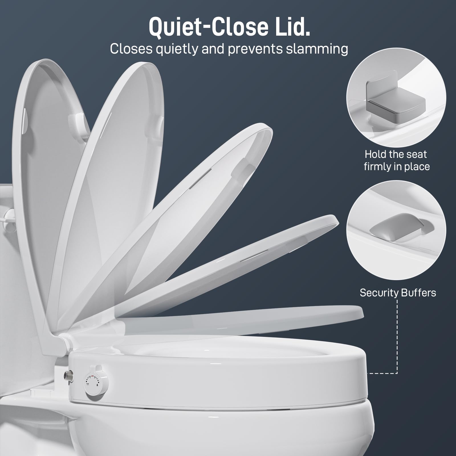 BIGCOW self-cleaning nozzle retracts after use for hygiene