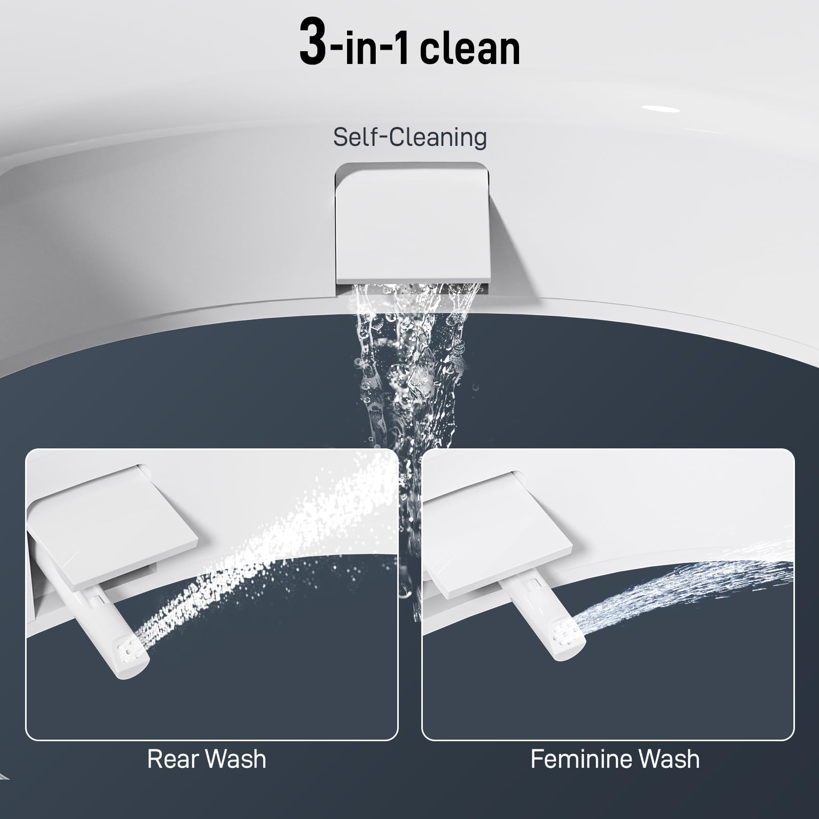 BIGCOW stainless steel inlet ensures a reliable water supply