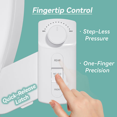 BIGCOW Ultra-Slim Bidet rear wash for thorough cleaning and comfort