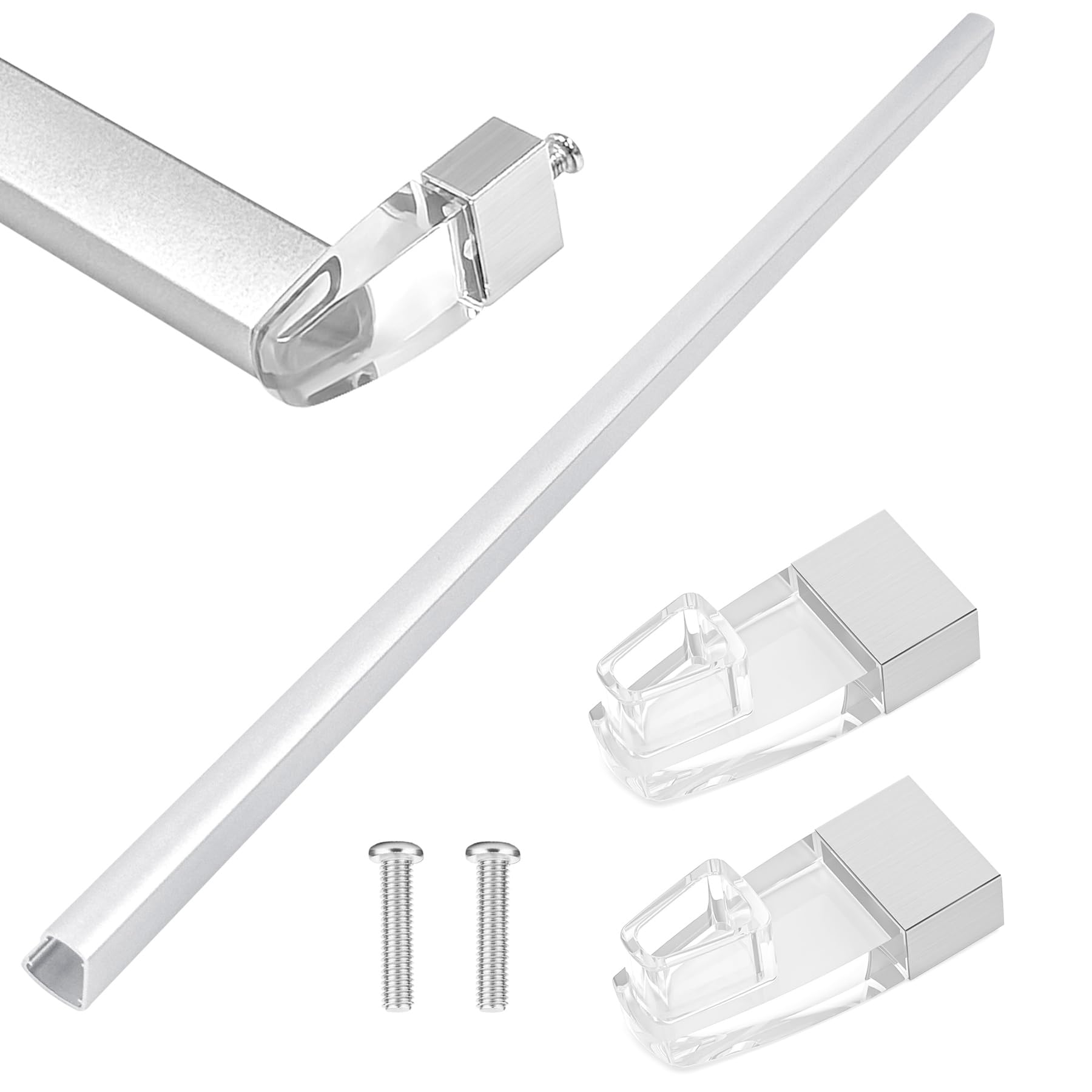 BigHead 30-inch bright chrome towel bar for framed doors, easy upgrade with stylish towel storage