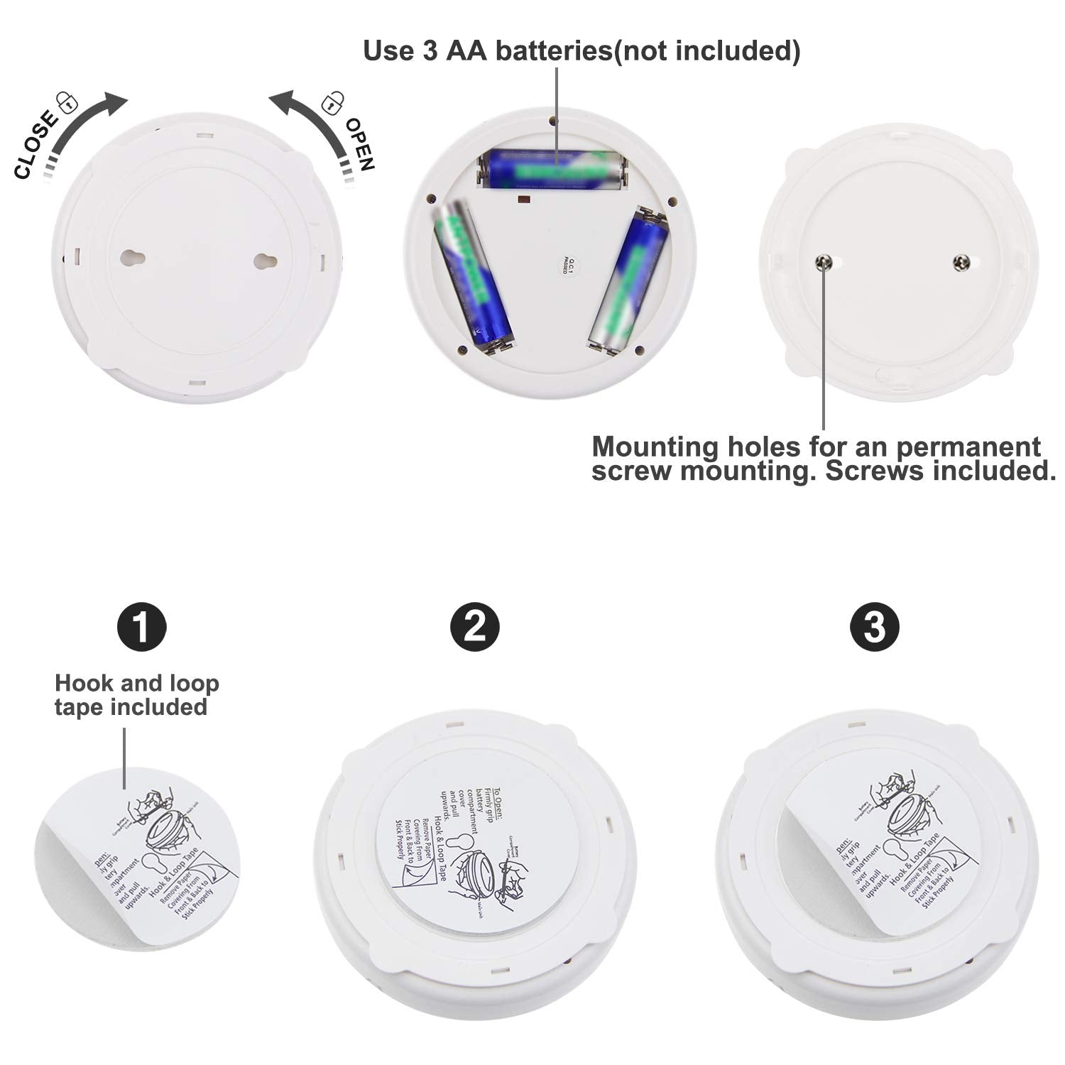 BIGLIGHT puck light with auto-off timer for convenient use.