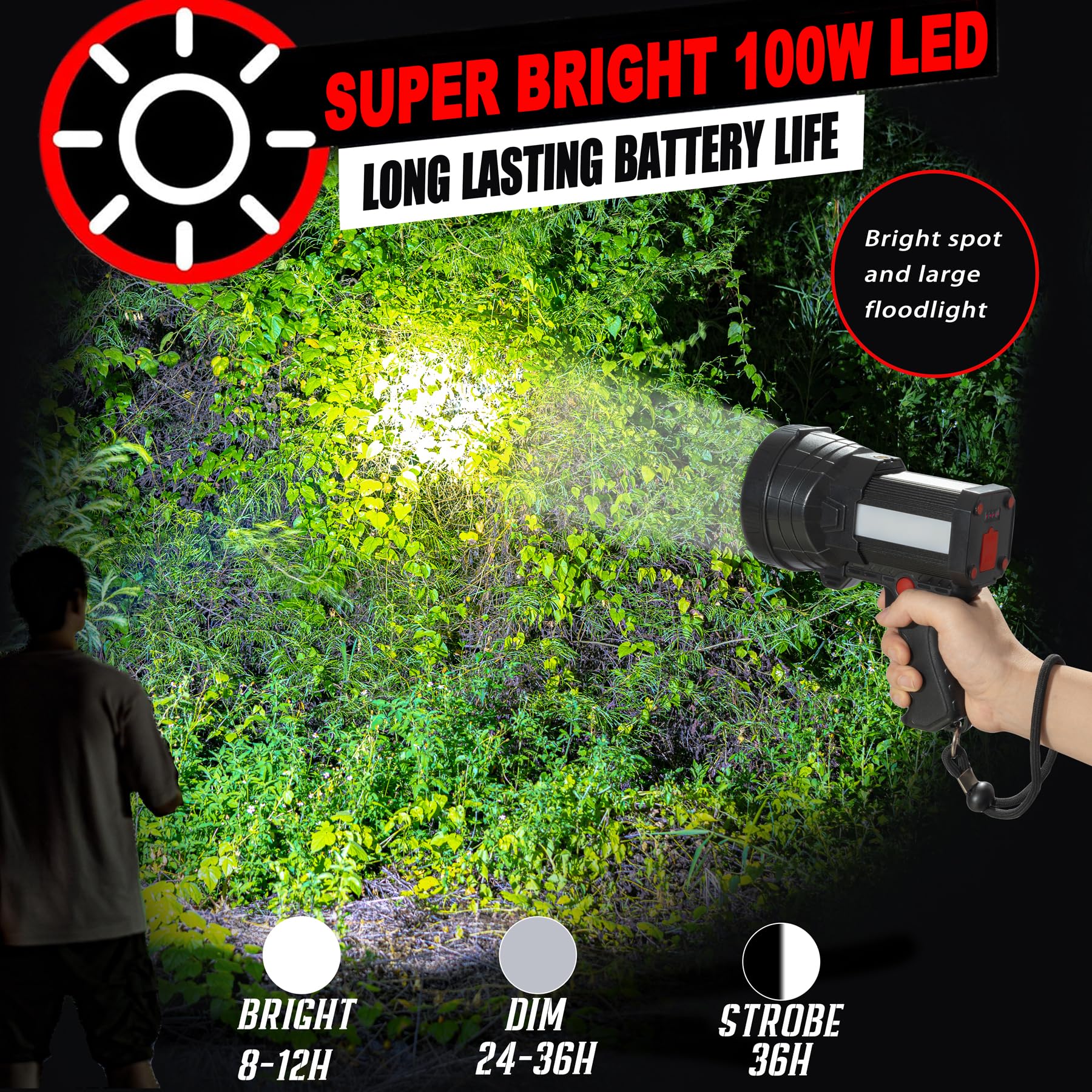 BIGSUN Q953 COB flood light for indoor or outage use