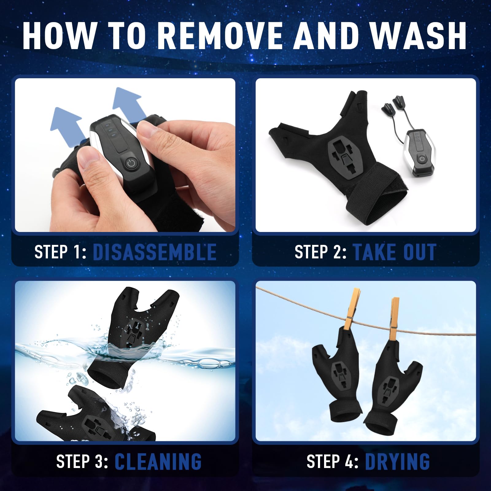 BIIB gloves assist gadget work and mechanical repairs hands-free.