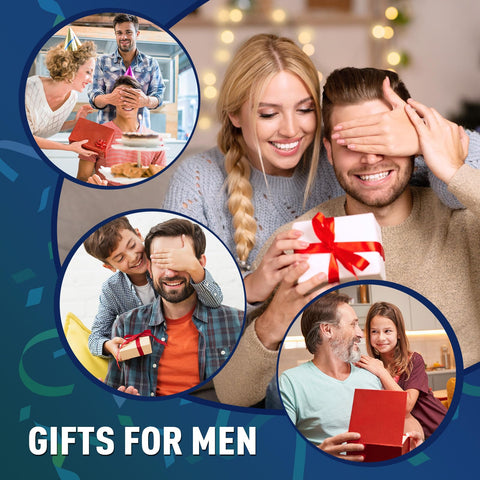BIIB LED flashlight gloves in gift-ready packaging for outdoors lovers.